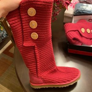 Ugg Classic Cardy Knit boot size 7